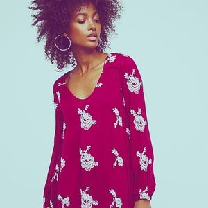 Authentic Embroidered Free People Dress
